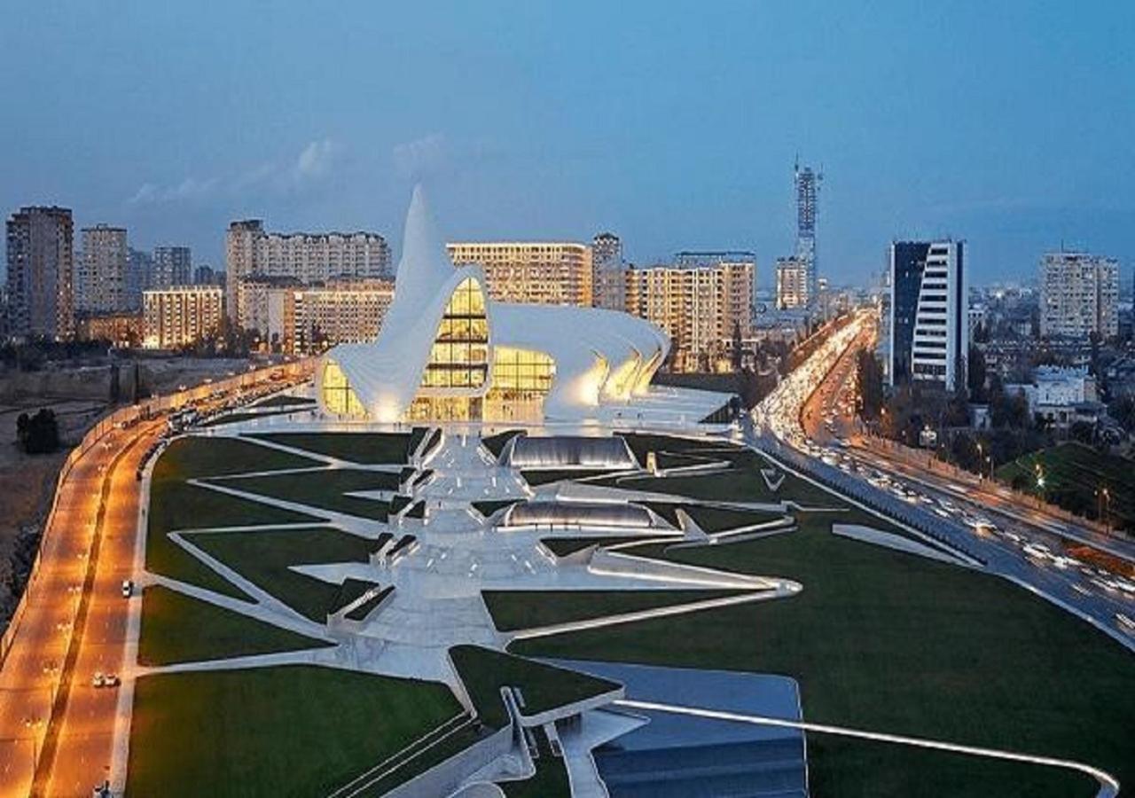 Demir Yol Plaza Hotel Baku Exteriör bild