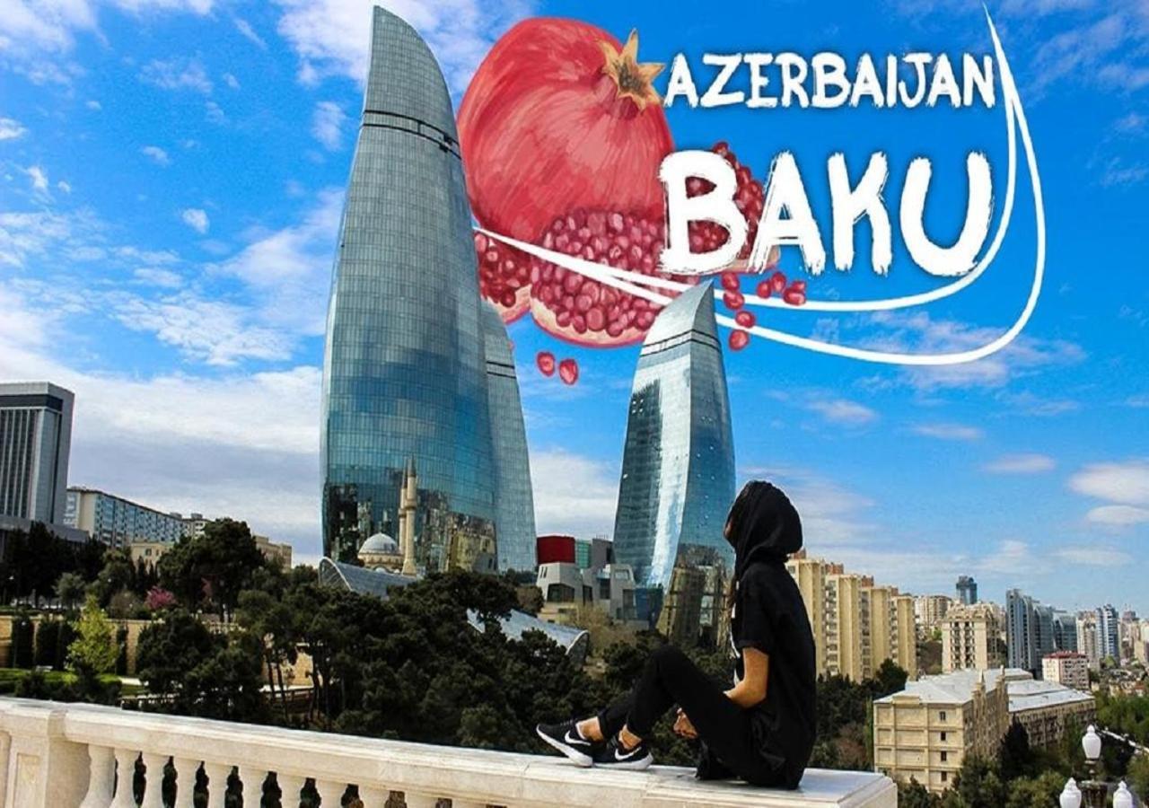 Demir Yol Plaza Hotel Baku Exteriör bild