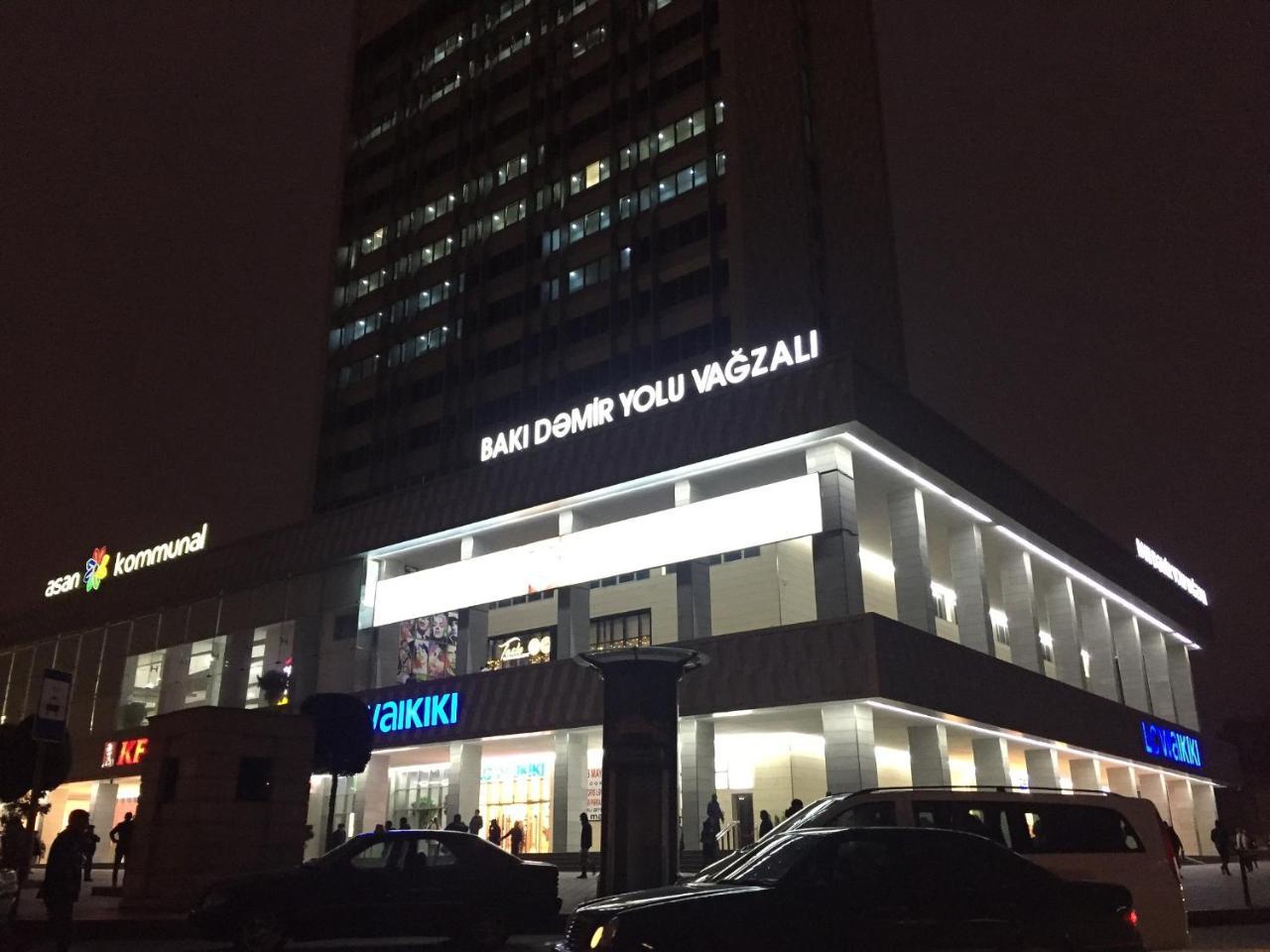 Demir Yol Plaza Hotel Baku Exteriör bild