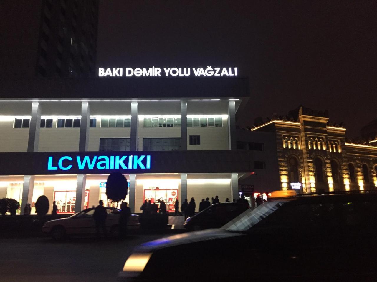 Demir Yol Plaza Hotel Baku Exteriör bild