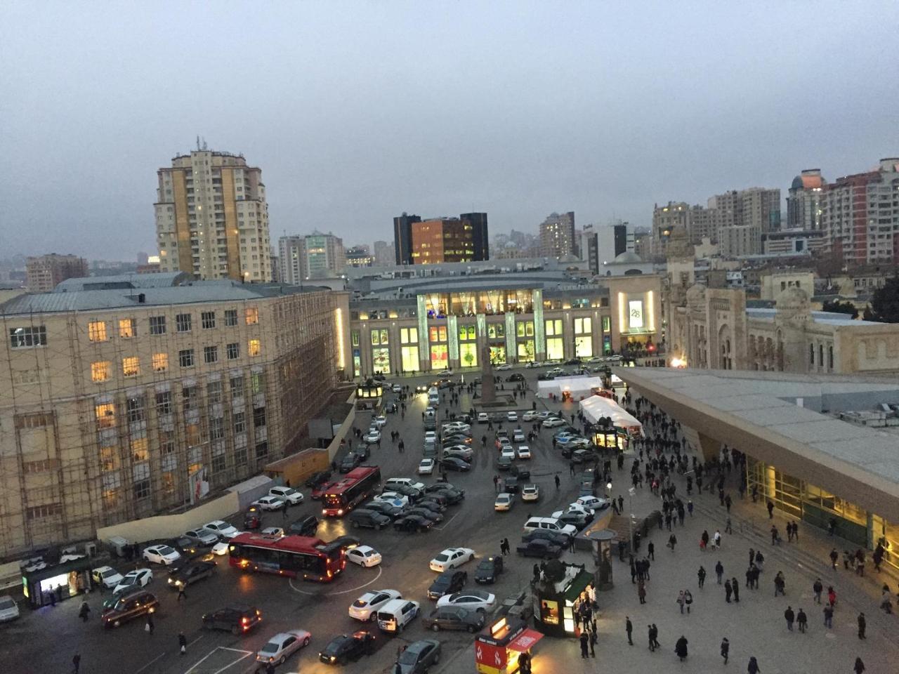 Demir Yol Plaza Hotel Baku Exteriör bild