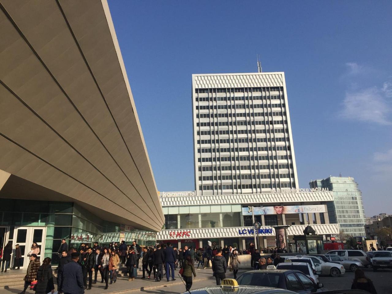Demir Yol Plaza Hotel Baku Exteriör bild