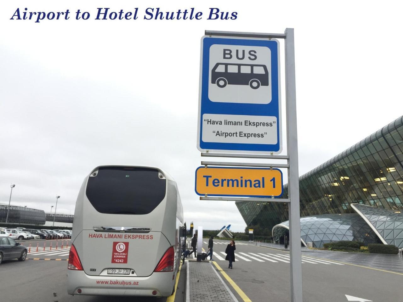 Demir Yol Plaza Hotel Baku Exteriör bild