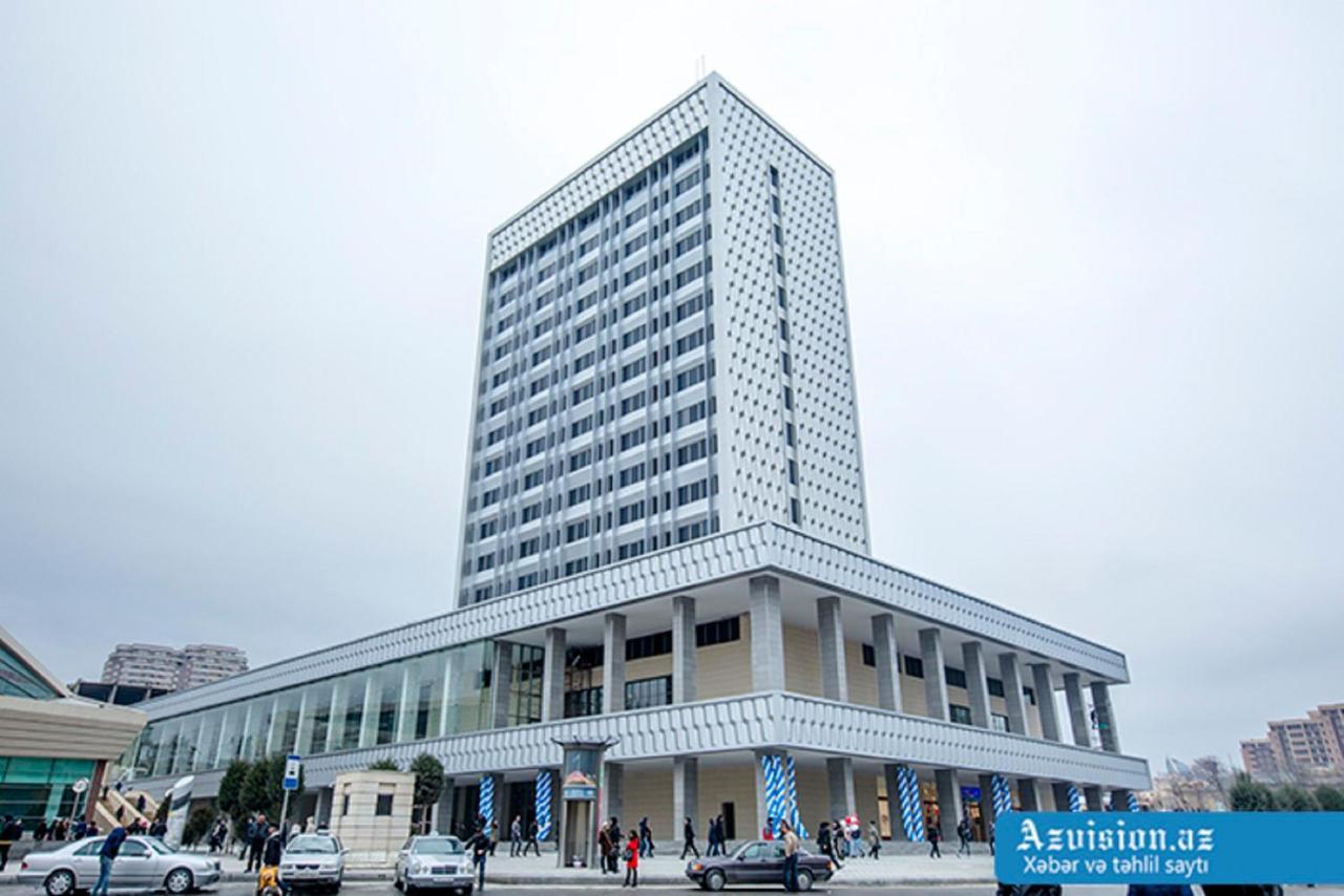 Demir Yol Plaza Hotel Baku Exteriör bild