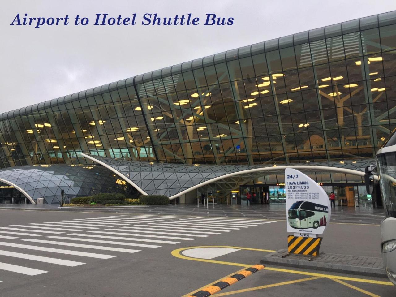 Demir Yol Plaza Hotel Baku Exteriör bild