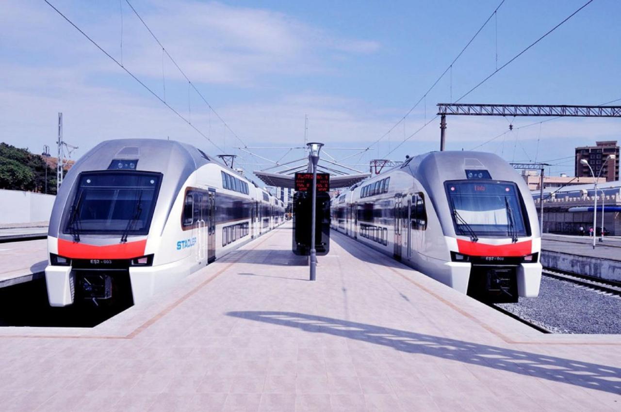 Demir Yol Plaza Hotel Baku Exteriör bild