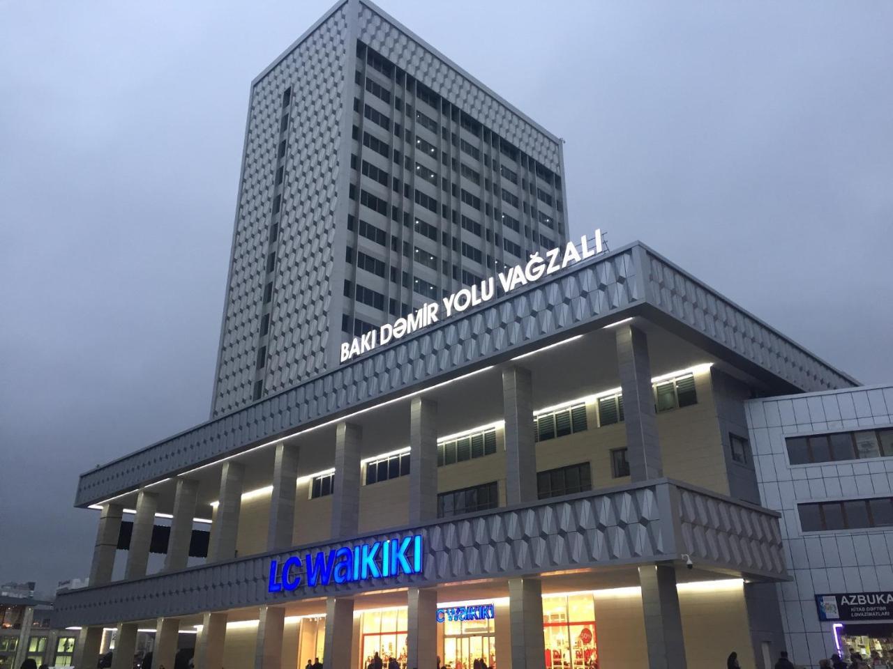 Demir Yol Plaza Hotel Baku Exteriör bild